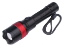 Black CREE T6 Aluminum Alloy Focusing Flashlight